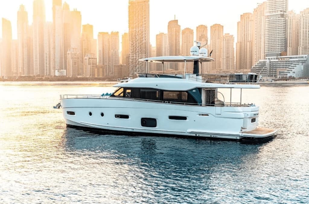 Luxury yacht reception in Dubai
